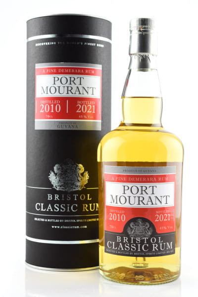 Port Mourant 2010/2021 Bristol Classic Rum 45%vol. 0,7l