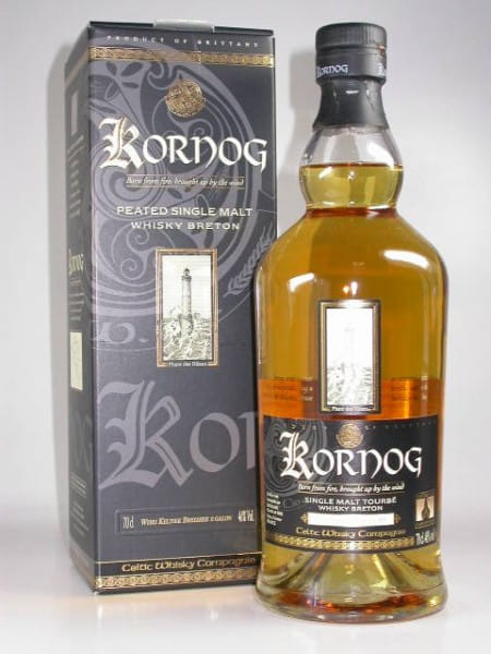 Kornog - Glann Ar Mor Peated Single Malt Whisky Breton 46%vol. 0,7l