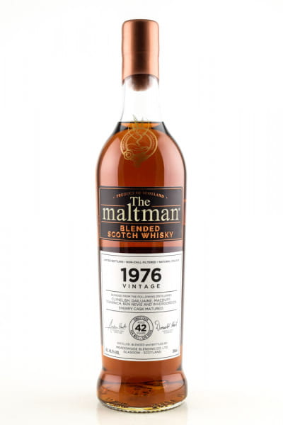 The Maltman Vintage 1976 Oloroso Sherry Butt 46,2%vol. 0,7l