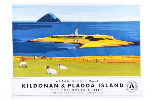 Arran The Explorers Series Vol. 3 Kildonan & Pladda Island - Blechschild