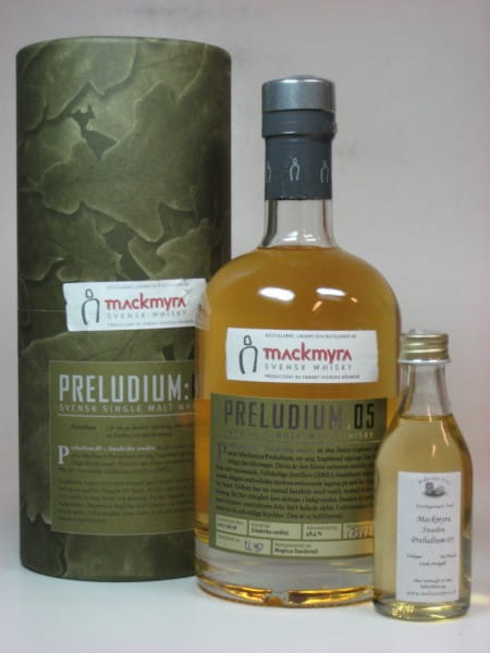 Mackmyra Preludium:05 Svensk Single Malt Whisky 48,4%vol. Sample 0,05l