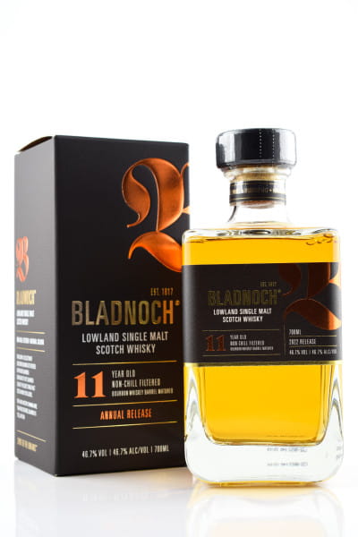 Bladnoch 11 Jahre Bourbon Cask Matured Release 2022 46,7%vol. 0,7l