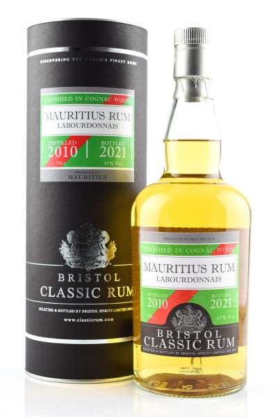 Mauritius Rum 2010/2021 Bristol Classic Rum 47%vol. 0,7l