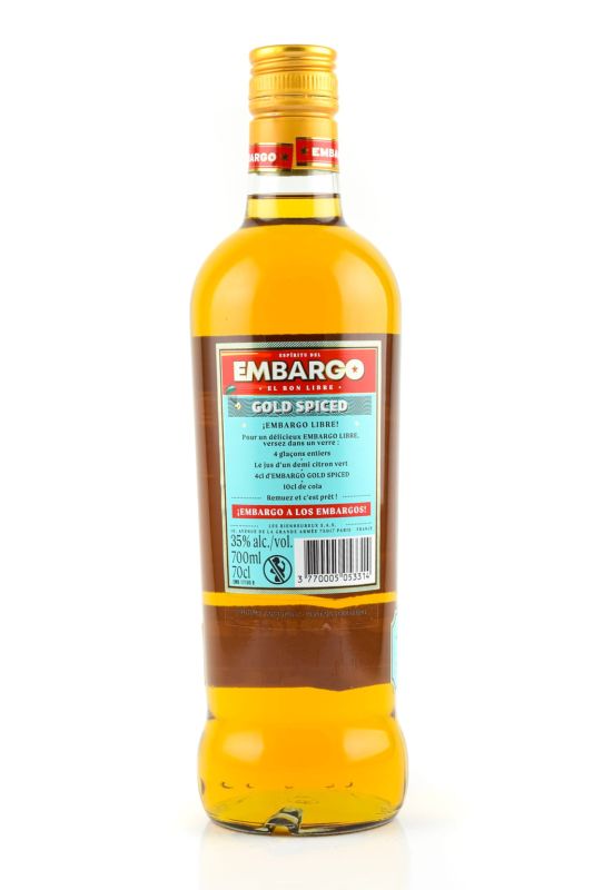 Embargo Gold Spiced Spirituose auf Rum Basis bei Home of Malts >> jetzt ...