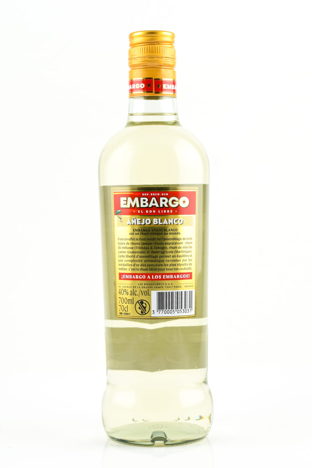 Embargo Anejo Blanco Rum at Home of Malts >> explore now!